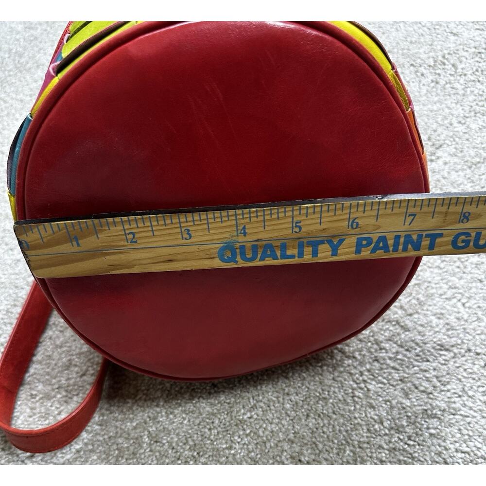 Joseph B Exclusive New York Colorful Woven Bucket Bag Boho Drawstring Crossbody - Picture 6 of 13